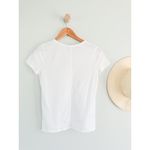 Madewell  | NWT Essential Slim Tee in Lightweight Cotton in White | Sz S Photo 7