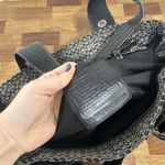 Coach Soho Satchel Shoulder Bag Signature Canvas Print Black Buckle Y2K Leather Photo 1