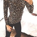 J.Crew Cheetah Print Long Sleeve Shirt  Photo 0