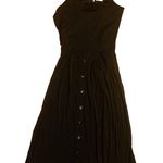 Milan kiss black midi dress Size L Photo 6