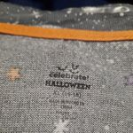 Halloween Pajama Top Celebrate! Size XL Gray Photo 2