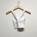 Alo Yoga Women's Seamless Open Air Perforated Athletic Sports Work Out Bra White Photo 2