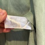 NWT Colleen Lopez Faux Suede Fringe Lightweight Jacket Sage Green Sz S Photo 4