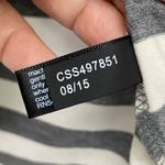 The Limited  Striped 3/4 Sleeve Top Green Gray White Colorblock Size Small Casual Photo 3