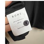 ROHE Magalie Silk Black Blouse NWT Sz. 40 (US 8/L) Size L Photo 9