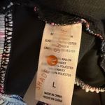 Shade & Shore Pink and Blue Smocked Bikini Top Photo 3