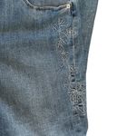 Levi's Levi’s Women’s Classic Bootcut Embroidered Floral Blue Jeans Size 14 Photo 3