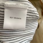 Grace and Delancy Striped French Bull Dog Print Button Down Shirt Size 8 White Photo 8