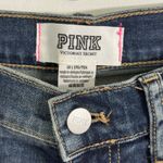 Victoria’s Secret PINK Distressed High Rise Denim Jean Shorts Dark Wash Size 10 Blue Photo 1