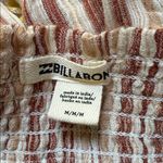 Billabong  Striped Wide Leg Pants - Red and Cream Photo 4