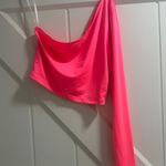 SheIn One Shoulder Long Sleeve Crop Top Photo 0