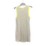 Sol Angeles  Monterey Stripe Dress Gray White Citron Yellow Small Photo 2
