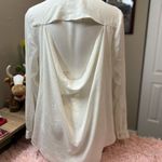 Nicki Minaj Nicky Minaj White blouse open back size large Photo 2