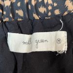 Molly green Tiered Black Tan Printed Mini Skirt Size Medium Photo 2