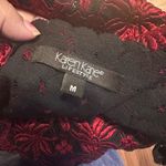 Karen Kane Lace Tank Top Deep Red Photo 3