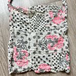 Free People  Linen Boho Market Shopping Tote Photo 1