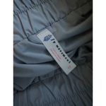 Free People  Movement Gray Ruffle Plated Shorts Size Small Photo 2