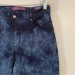 Gloria Vanderbilt Navy Blue Watercolor Tie Dye Corduroy Amanda Jeans Size 10 Photo 6