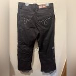 Burton ~ DRY RIDE BLACK EMBROIDERED SNOWBOARD SKI PANTS ~ S Photo 8