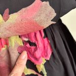 The Kooples Floral Voile Maxi Dress - Black Size 1/ US Small “tiny flaws” Photo 7