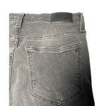 Madewell Cropped Jeans Women’s Size 29 Black/Charcoal Mid-Rise Skinny Raw Hem Photo 6