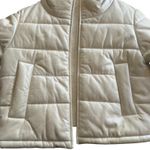 LTH JKT Cay Cropped Puffer Jacket in Pearl White Size Small White Photo 10