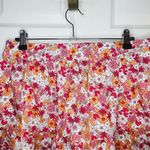 Modcloth  Dolls On Parade Tiered Skirt Casusl Cotton Aline Mini Pink Orange L NWT Photo 7