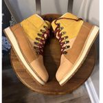 Toms Women’s Mesa WATERPROOF LACE-UP Ankle Boots Thick Sole Size 6.5 Sherpa Trim Photo 4