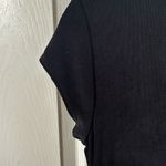 Chico's Chico’s black short sleeved shirt with Metal ring Photo 8