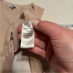 Fate Womens Size Large‎ Light Beige Sleeveless Sweater Back Tie Coastal Preppy Tan Photo 3