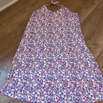SheIn halter dress lightweight ditzy floral summer swim coverup women’s size M Photo 1