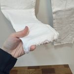 Frank & Eileen Wicklow Italian Chino White Cotton Raw Hem Straight NEW $298 sz 0 Photo 6