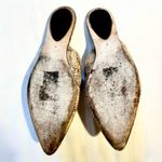 Paige Alia Snakeskin V-Notch Vamp Pointed Toe Slide Mules Sz 8 💛 Photo 9