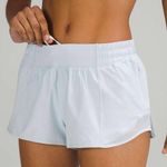 Lululemon Hotty Hot Low-Rise Lined Short 2.5” Powder Blue NWT 2023 Release Sz 10 Photo 0