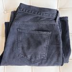 AGOLDE Like New  Low Curve Barrel Jeans Sz 30 Black Gray $238 Black Tar Wide Leg Photo 7
