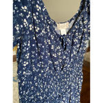 Altar'd State Altar’d State Romper Smocked Ditsy Floral Puff Sleeve Cottagecore Summer Spring Photo 3