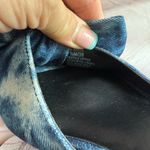 Rebecca Minkoff  Rheta Tie Dye Denim Block Heel Bow Sandal Women Sz 7.5 Slide Photo 6