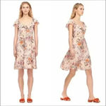 Rebecca Taylor marlena floral silk ruffle dress in size 8 Photo 7