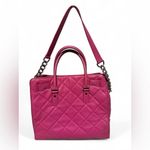 Michael Kors Quilted Hamilton Tote Top Handle Shoulder Chain Strap & Lock Photo 2