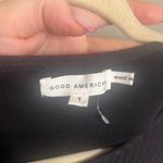 Good American ✨ Good Touch Tee Mini Black Sz 1 (Small) Dress✨ Photo 6