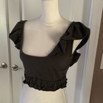 Anthropologie Cross-Back Ballet Crop Top Photo 3