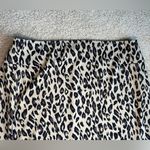 JohnPaulRichard Black and Cream Leopard Maxi Skirt Size M Photo 1