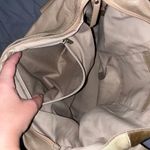 Italian Leather Cowhide Tote Purse Tan Photo 9