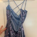 Lucy in the Sky Purple Sequin  Dress Photo 1