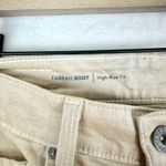 AG Adriano Goldschmied  Farrah Boot Velvet Size 26 Pale Oak Stretch Photo 7