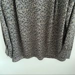 Chelsea Theodore Leopard Print Button Front Collar Shirt Medium Photo 8