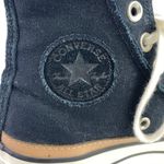 Converse Chuck Taylor All Star Raw Edge Black Platform High Top Sneakers Sz 5.5 Photo 5