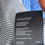 Tommy Hilfiger  Women's Size 12 Blue Jacquard Two-Button Blazer Classic Structure Photo 9