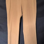 Rafaella  Tan Straight Leg Pants Tailored High-Waist 10 Photo 0