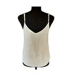 E & M  Rhea Two Pocket White Cami size Small Photo 1